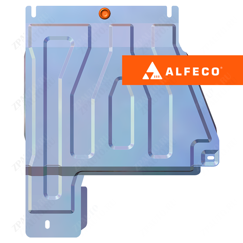 Защита  РК Nissan Navara (D40) 2005-2015 V-2,5D , ALFeco, алюминий 4мм, арт. ALF1508al