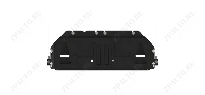 Защита раздатки для Sollers ST8  2025 - V-2,4T MT FullWD, Sheriff, сталь сталь 2,5 мм, арт. 55.6180