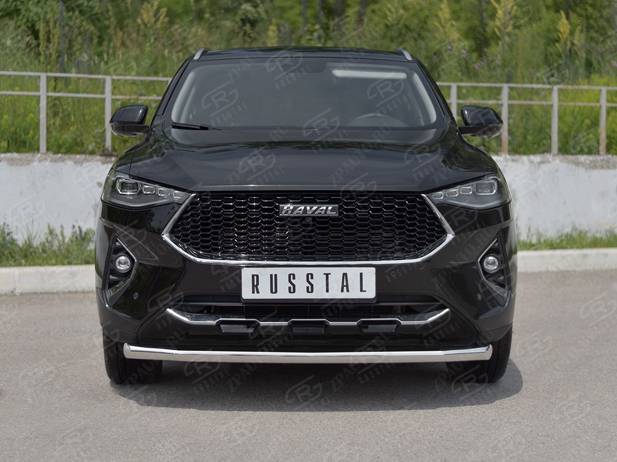 HAVAL F7X 1.5 4WD 2019-2022 Защита переднего бампера d57 секции HF7XZ-003835