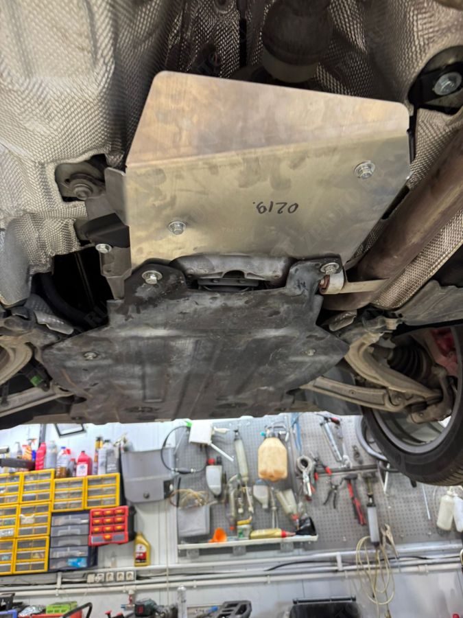 02.19ABC Защита РК Audi Q5 (2025-) (Алюминий 4мм)