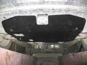 Защита  картера и кпп для Hyundai Santa Fe II 2007-2012  V-all , ALFeco, сталь 2мм, арт. ALF1009st