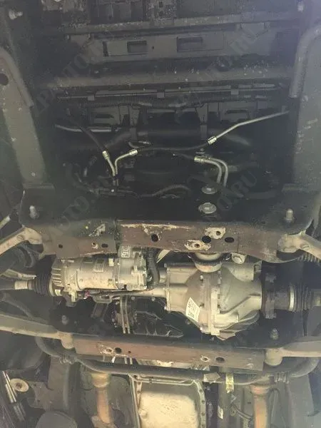 Защита картера для CADILLAC Escalade  2014 - 2021, V-6,2 АТ, Sheriff, алюминий 5 мм, арт. 04.2835 V3 Aluminium