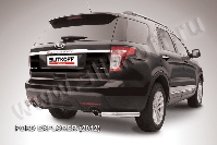 Уголки d76 Ford Explorer (2010-2015) Black Edition, Slitkoff, арт. FEX010BE