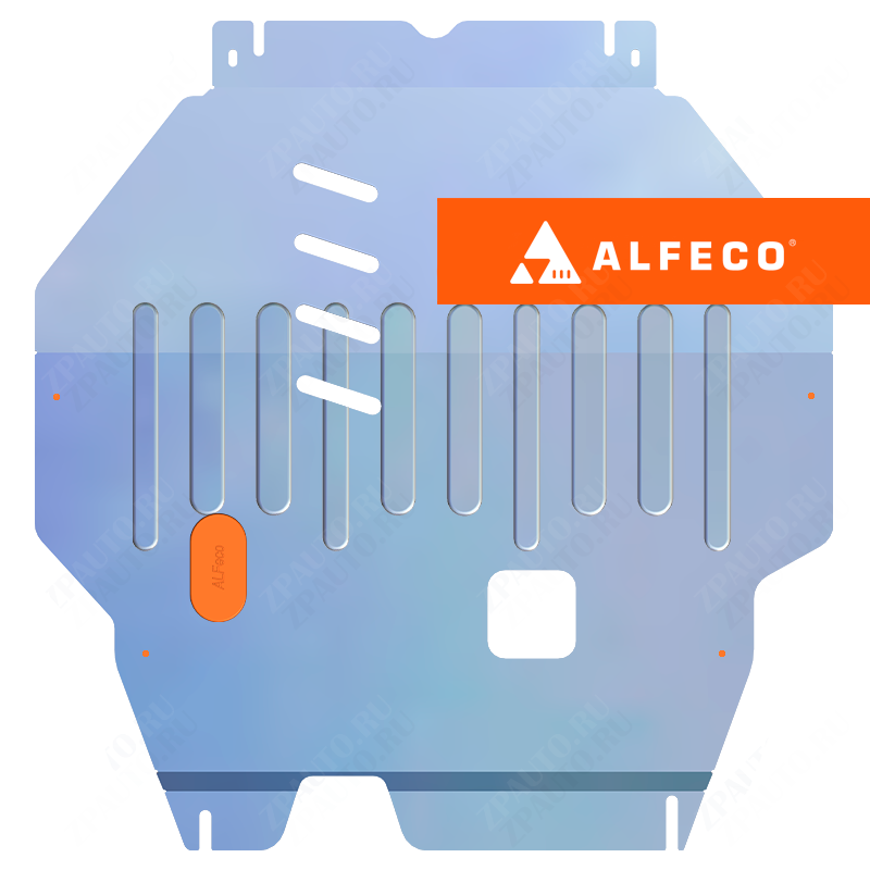 Защита  картера и КПП Mitsubishi Outlander 2012-2015 V-3,0 , ALFeco, алюминий 4мм, арт. ALF1435al