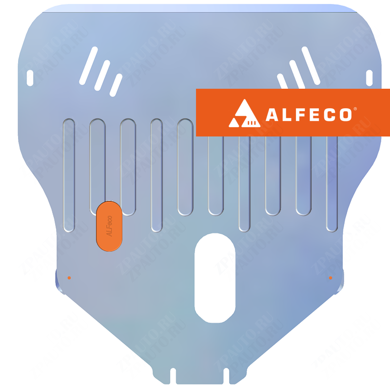 Защита  картера и КПП Mazda 2 2007-07.2014 V-1,3;1,5 , ALFeco, алюминий 4мм, арт. ALF1301al