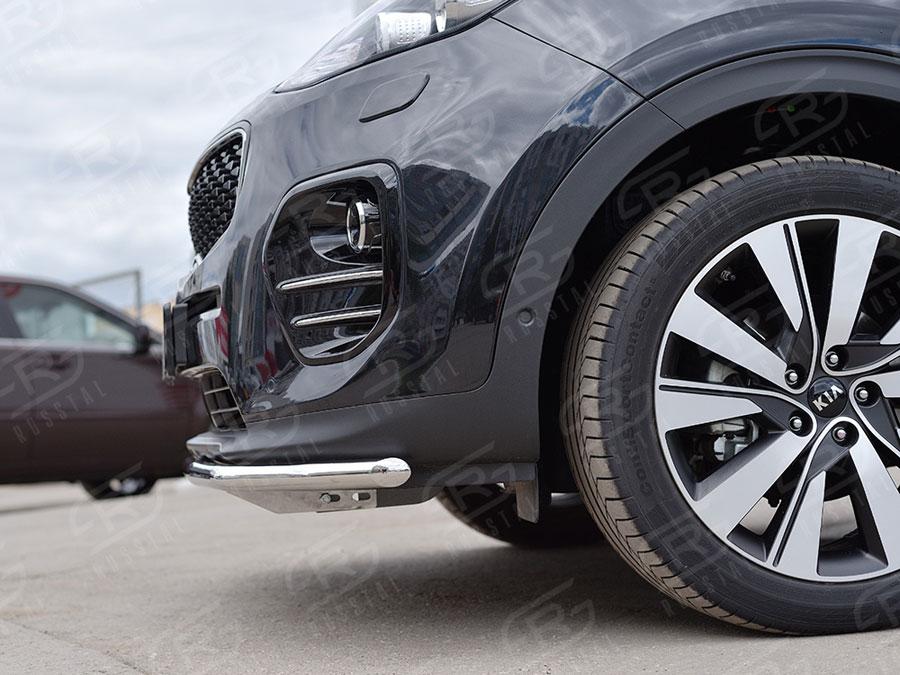Защита переднего бампера d42 Kia Sportage 2016, Slitkoff KSZ-002278