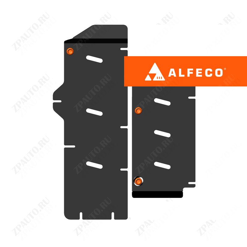 GAC GS4 2025- V-1,5T FWD защита тормозной магистрали (2 части), ALFeco, сталь, 2 мм, арт. ALF4909st