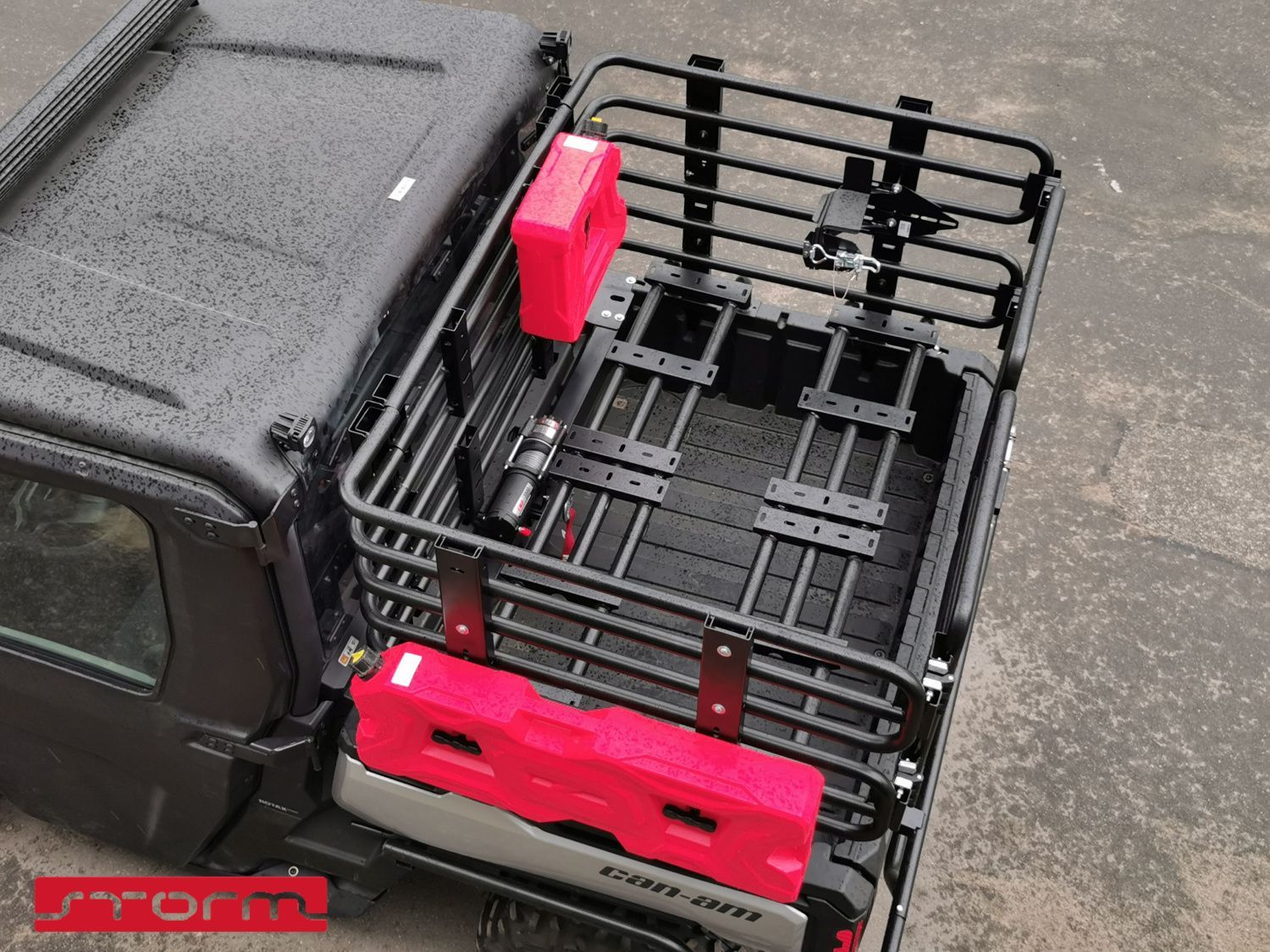 Удлинитель бортов кузова увеличенный для CAN-AM Traxter/Defender 2021 -, труба , STORM, арт. MP 0673