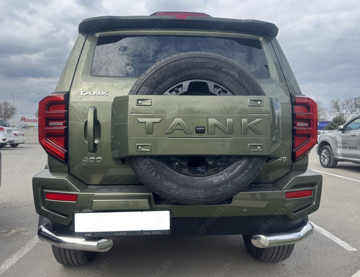 Защита заднего бампера угловая для автомобиля Tank 400   2023 арт. TANK400.23.17