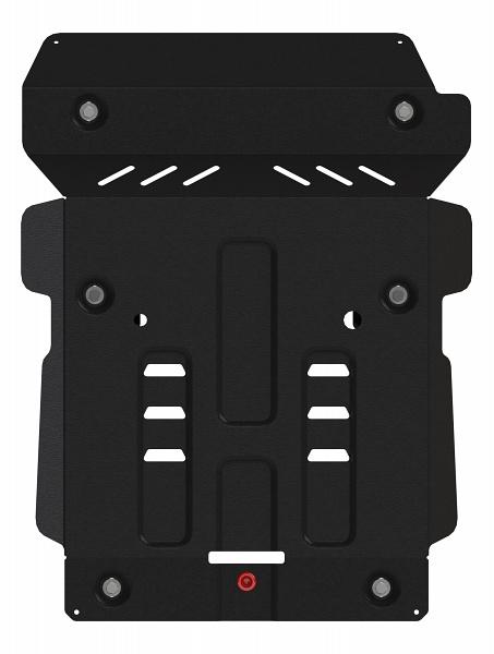 Защита картера и радиатора для ISUZU MU-X  2021 -, V-3.0 AT Full WD, Sheriff, сталь 3 мм, арт. 32.4922