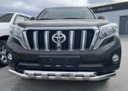 Защита переднего бампера двойная с перемычками для автомобиля TOYOTA Land Cruiser Prado 150    2014 арт. TLCP150.14.75