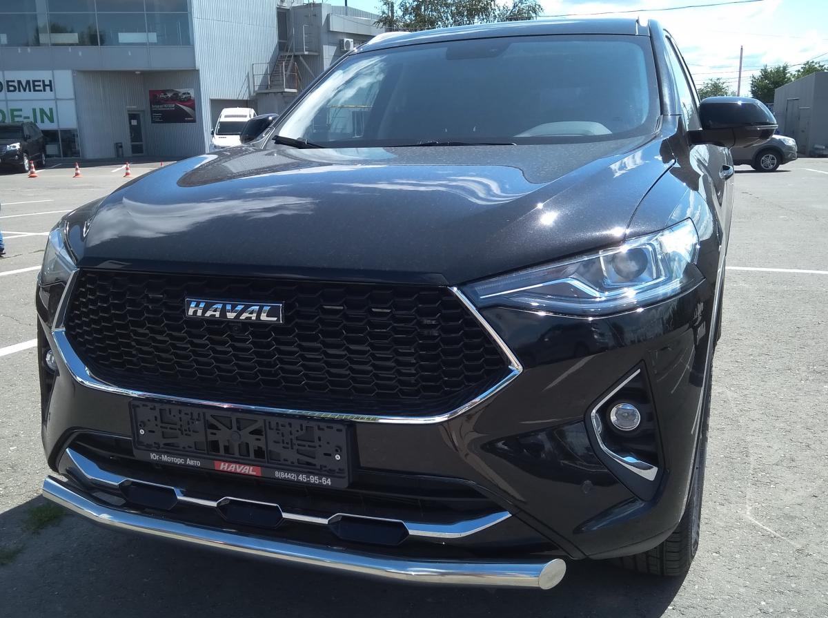 Защита переднего бампера для автомобиля Haval F 7 2019. GWF7.19.02, Россия