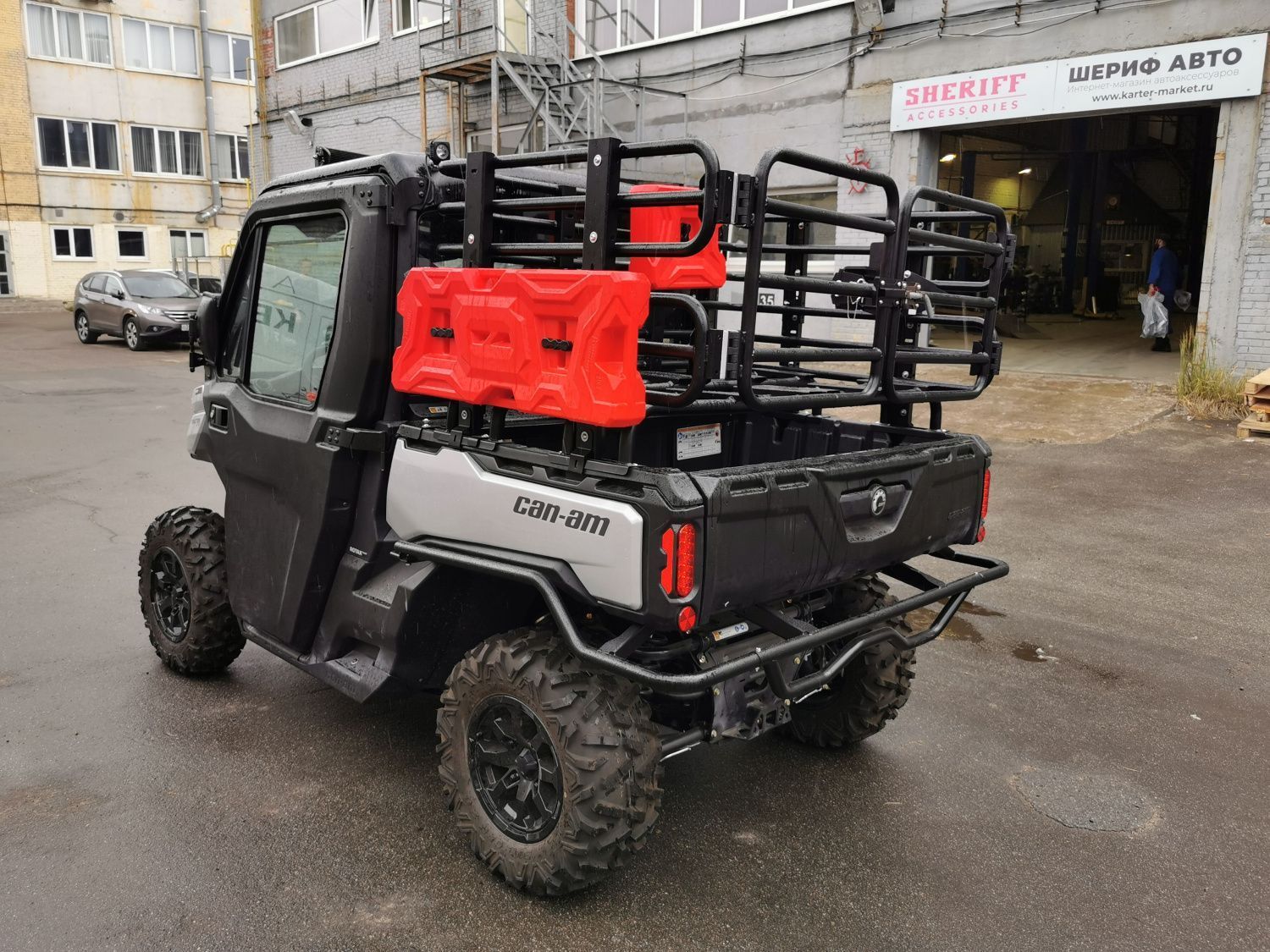 Бампер задний для CAN-AM Traxter/Defender 2021 -, STORM, арт. MP 0665