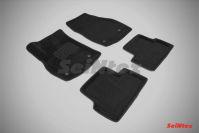 Ковры салонные 3D черные для Opel Astra J 2010-, Seintex 82191