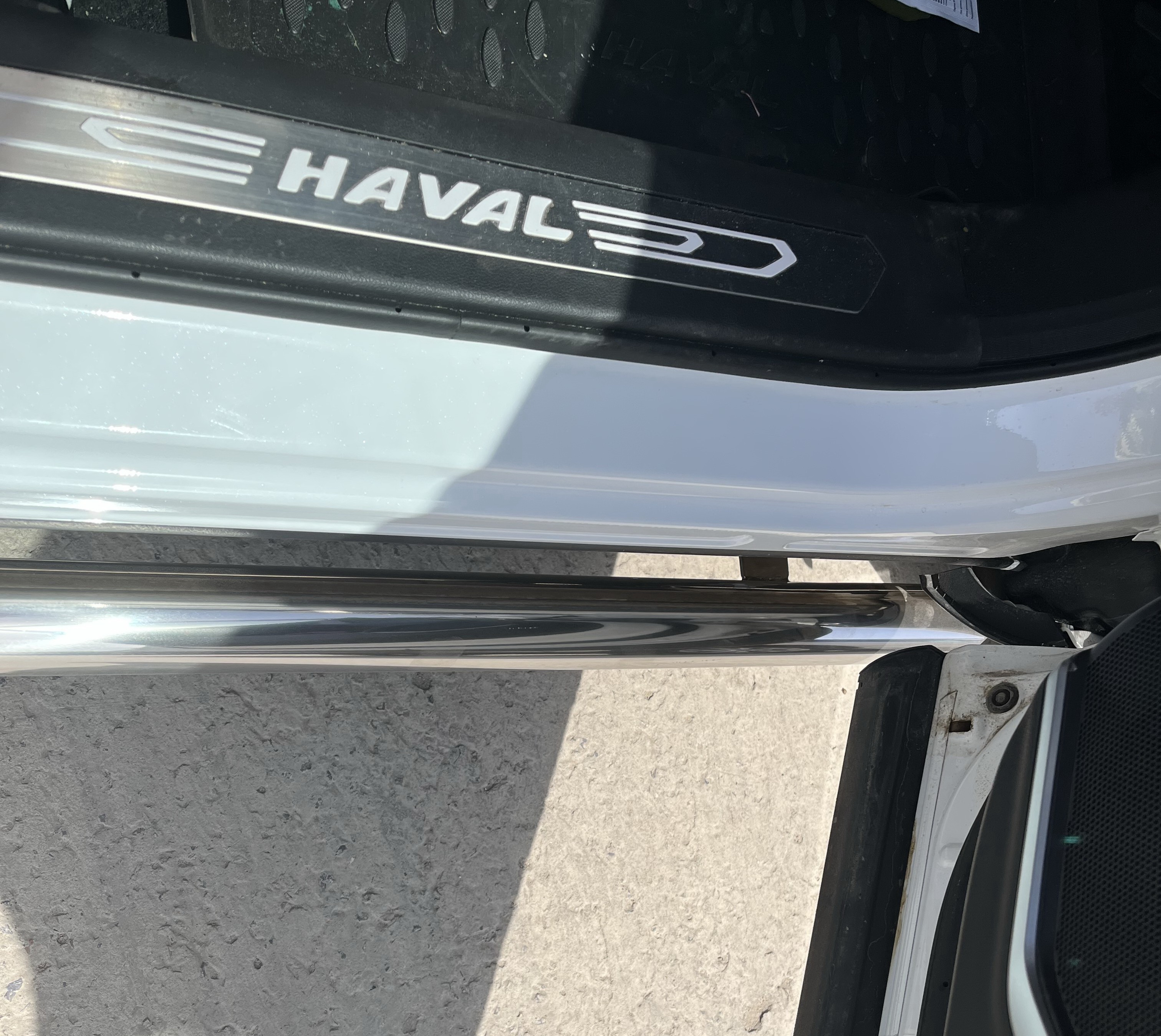 Защита  штатного порога  для автомобиля Haval F 7 2019. GWF7.19.32, Россия
