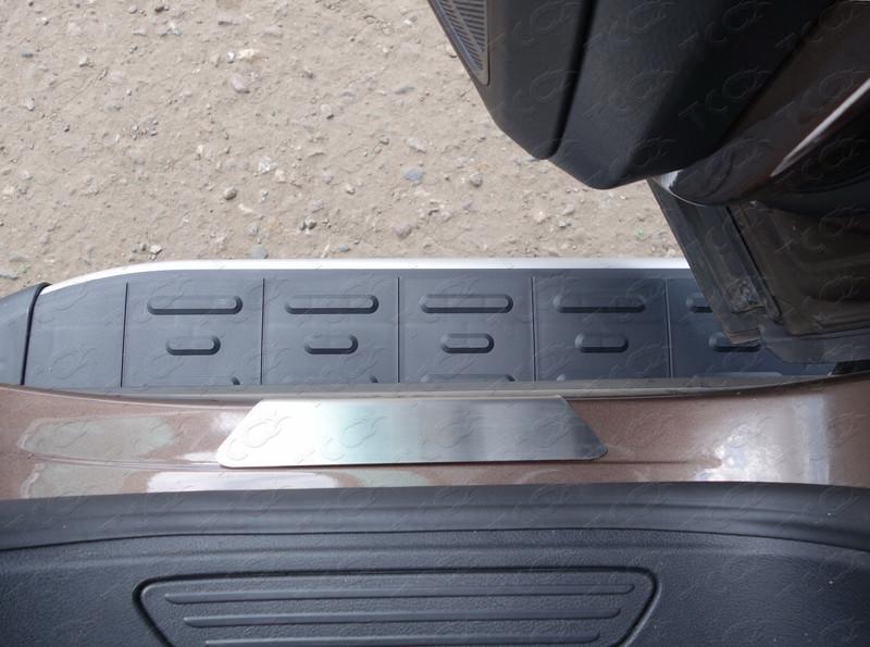 Накладки на пороги (шлифованные) для автомобиля Volkswagen Touareg 2010-2014