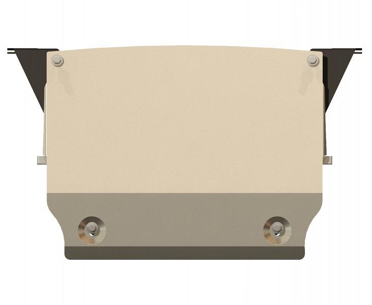 Защита радиатора и рулевой рейки для BMW GT установка на пыльник 2009 - 2017, V-3.0D, AT, Sheriff, алюминий 5 мм, арт. 03.2297