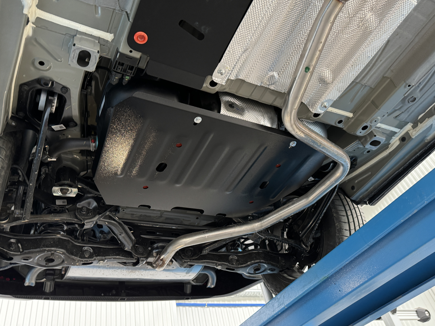 GAC GS4 2025- V-1,5T FWD защита топливного бака, ALFeco, сталь, 2 мм, арт. ALF4910st