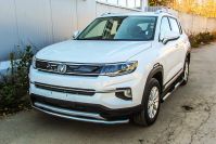 Защита переднего бампера d42 Changan CS35Plus (2018-2023) , Slitkoff, арт. CHANCS35P-003