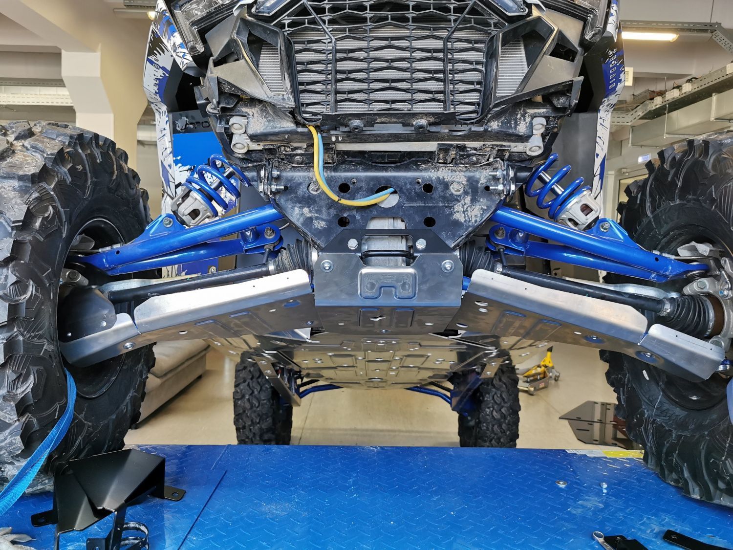 Защита передних рычагов для POLARIS RZR PRO XP 2019 -, алюминий 4 мм, STORM, арт. 4887