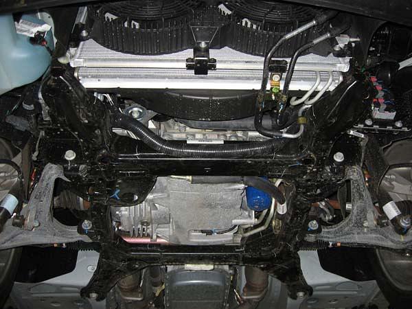 Защита картера для CADILLAC STS  2004 - 2011, V-4.6, Sheriff, сталь 2,5 мм, арт. 04.0886