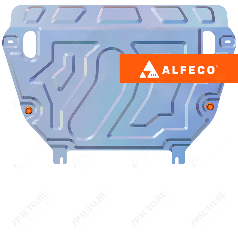 Защита  картера и КПП (установка защиты на пыльник) Toyota Rav4 III (XA30) 2010-2012 V-2,0 , ALFeco, алюминий 4мм, арт. ALF2466al