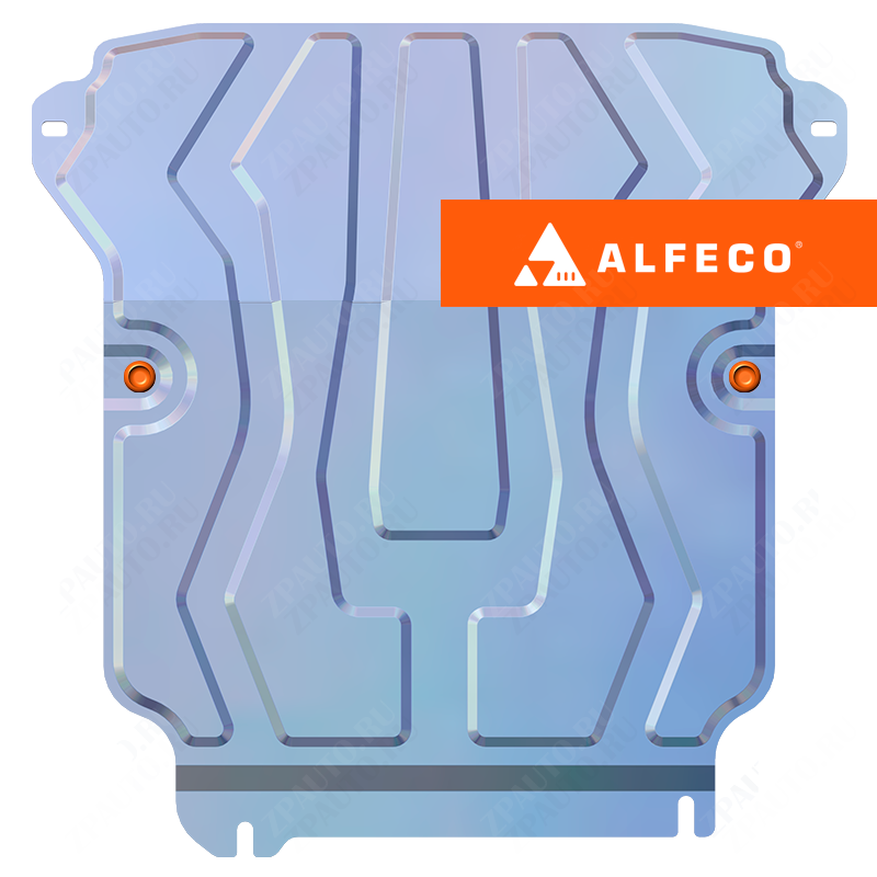 Защита  радиатора и картера Nissan Pathfinder (R51) 2004-2014 V-2,5; 4,0; 3,0D , ALFeco, алюминий 4мм, арт. ALF1505al-1