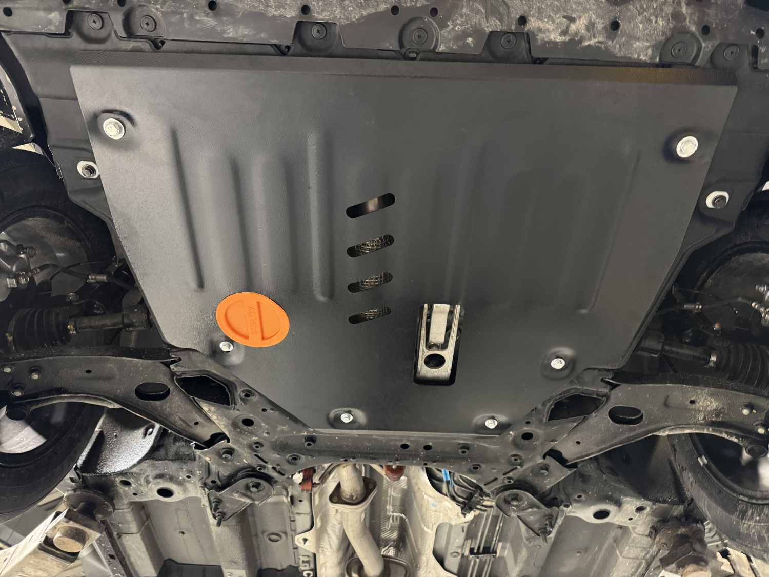 KGM Torres 2023- V-1,5 4WD защита картера и КПП, ALFeco, сталь, 2 мм, арт. ALF7401st