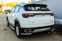 Уголки d57 Changan CS35Plus (2018-2023) Black Edition, Slitkoff, арт. CHANCS35P-009BE