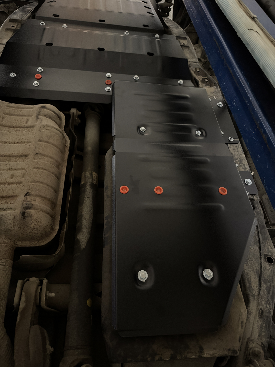 Ford Expedition (U553) 2021-  V-3,5 380 л.с. 4WD защита топливного бака (корректная установка возможна только с защитой РК ALF0751st), ALFeco, сталь, 2 мм, арт. ALF0752st