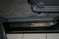 Накладки на внутренние пороги с логотипом на металл для Kia Rio 2005-2010, Союз-96 KRIO.31.3039