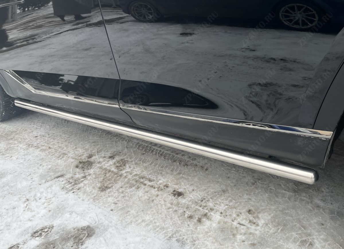 Защита штатного порога труба для автомобиля GAC GS8 2023 арт. GAC.GS8.23.32