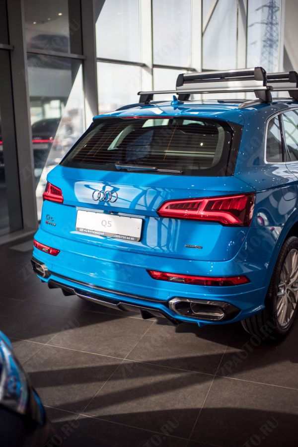 Облицовка переднего бампера в сборе для Audi Q5 S-line 2017-2020, MTR, арт. MTR-FY-180242