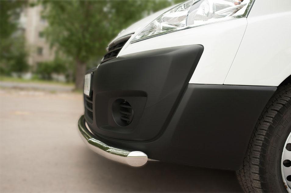 Защита переднего бампера d63 для Peugeot Expert 2014, Руссталь PEXZ-002117