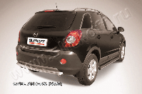 Защита заднего бампера d57 Opel Antara (2006-2011) Black Edition, Slitkoff, арт. OPAN010BE