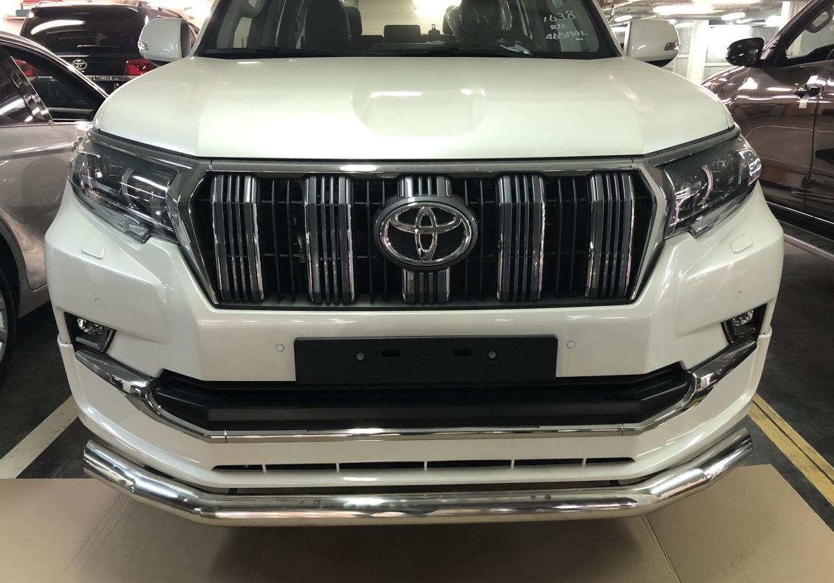 Защита переднего бампера для Toyota Land Cruiser 150 Prado 2019-, Россия TLCPS150.19.01