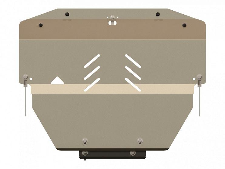 Защита картера и КПП для VOLVO XC 70  2007 - 2017, V-3.2, Sheriff, алюминий 5 мм, арт. 25.1716