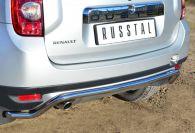 Защита заднего бампера d42 волна для Renault Duster 4x4, Руссталь RD4Z-001543