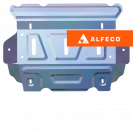 Защита  радиатора и картера Toyota Hilux (AN20;AN30) 2011-2015 V-all , ALFeco, алюминий 4мм, арт. ALF2490al