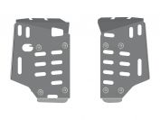 Защита порогов для POLARIS Sportsman 1000/850/550 XP 2015-19, алюминий 4 мм, STORM, арт. 3232