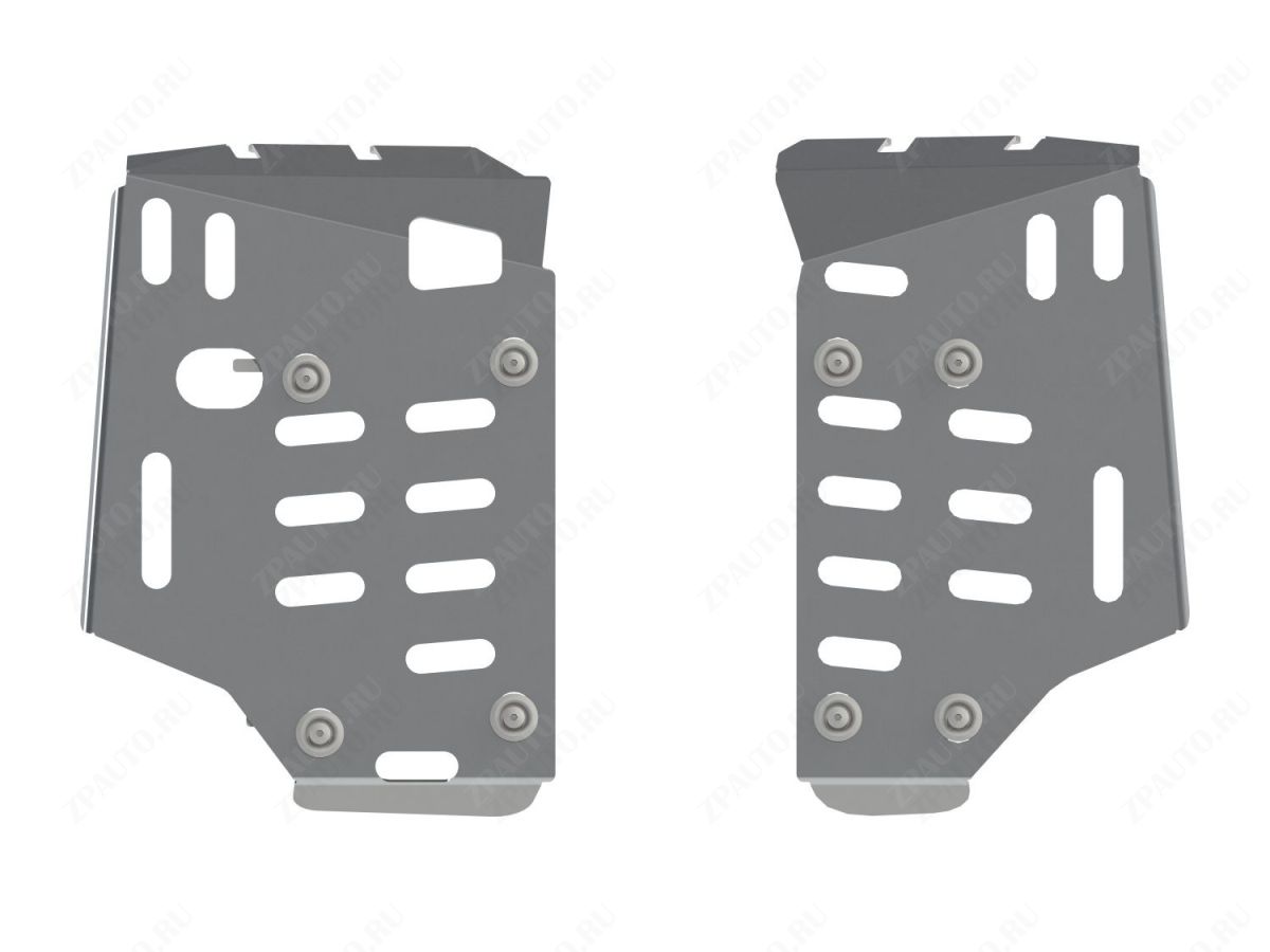 Защита порогов для POLARIS Sportsman 1000/850/550 XP 2015-19, алюминий 4 мм, STORM, арт. 3232