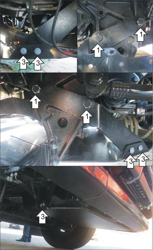 Защиты Грузовые Motodor (Змеевик компрессора), 6 мм, Сталь для MAN TGS 2007- арт. 24818