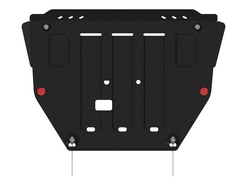 Защита картера и КПП для NISSAN Note  2019 -, V-1,2 AT FWD;, Sheriff, сталь 2,0 мм, арт. 15.4957