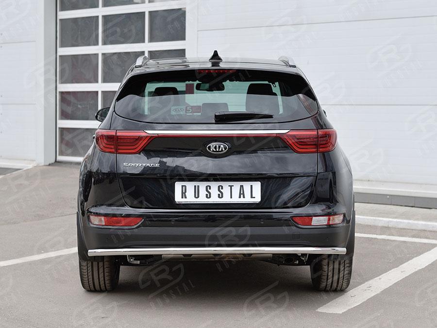 Защита заднего бампера d42 Kia Sportage 2016, Slitkoff KSZ-002293