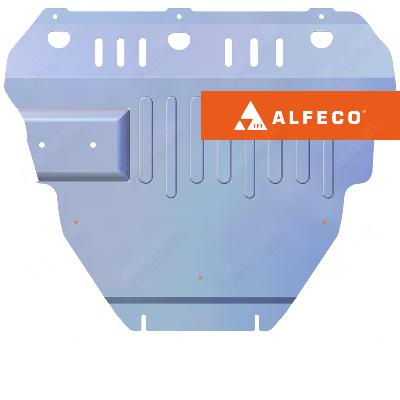 Защита  картера и КПП Volvo С30 2006-2013 V-all , ALFeco, алюминий 4мм, арт. ALF2701al