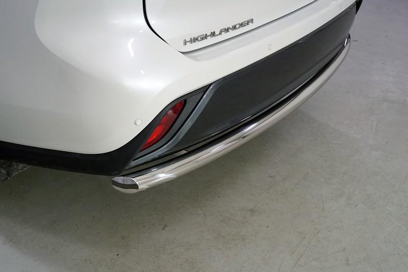 Защита задняя 60,3 мм для автомобиля Toyota Highlander 2020- арт. TOYHIGHL20-27