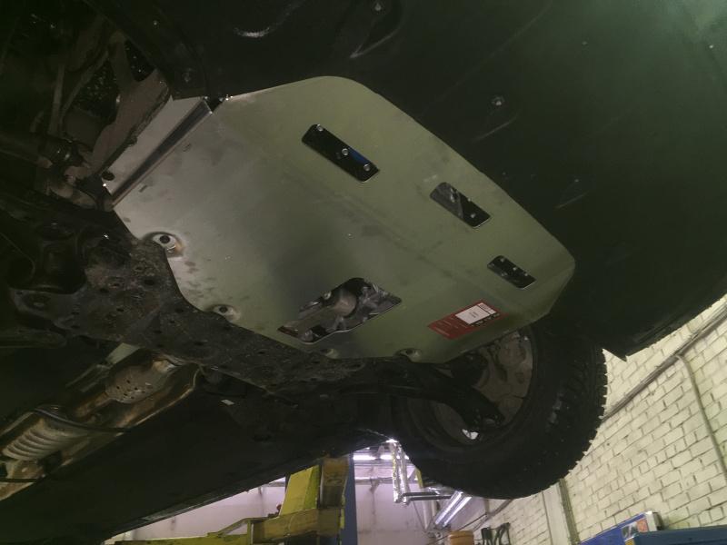 Защита картера и КПП для KIA Optima  2016 - 2020, V-2,0 AT; 2,4 AT, Sheriff, алюминий 5 мм, арт. 11.3132