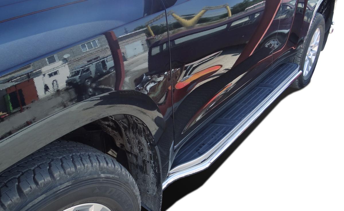 Защита штатного порога d42 для Toyota Land Cruiser Prado 150 2014, TLCP150.14.30, Россия