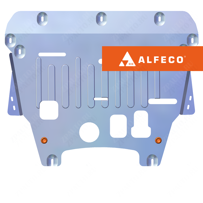 Защита  картера и КПП Volvo XC40 2017- V-all , ALFeco, алюминий 4мм, арт. ALF2717al