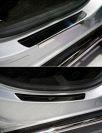 Накладки на пороги (лист зеркальный) 4 шт для автомобиля Renault Arkana 2019- TCC Тюнинг арт. RENARK19-01